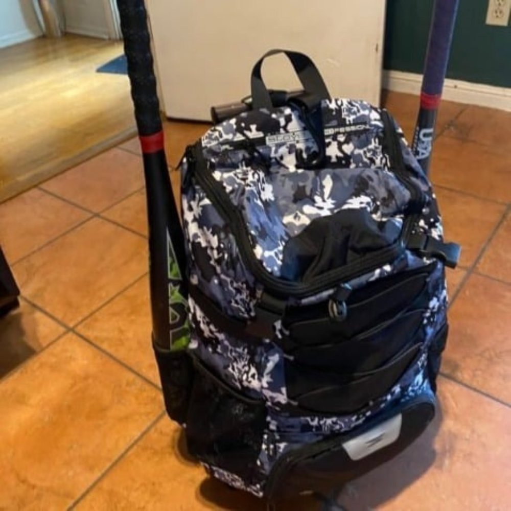 Softball Bag, Baseball Bat Bag for Youth Girls Adult, Lightweight Baseball Bag